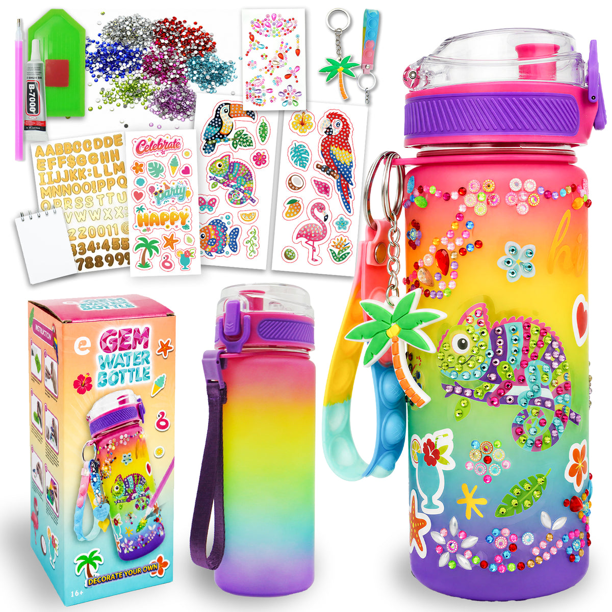 Decorate Your Own Water Bottle Kit