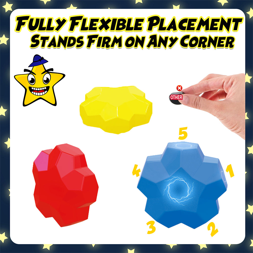 Magnetic battle trap game