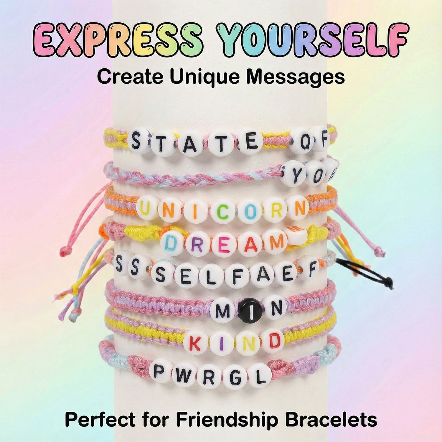 Heart-shaped bracelet set