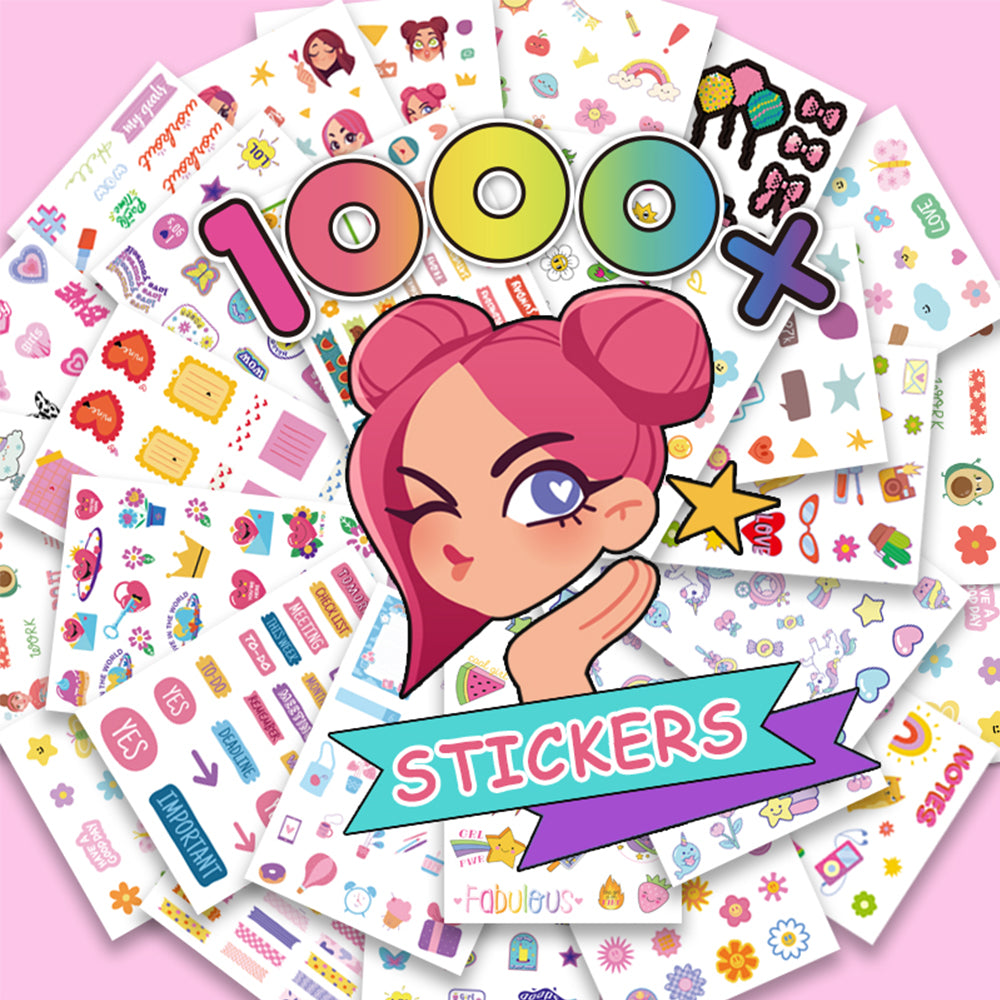 1000+girl stickers