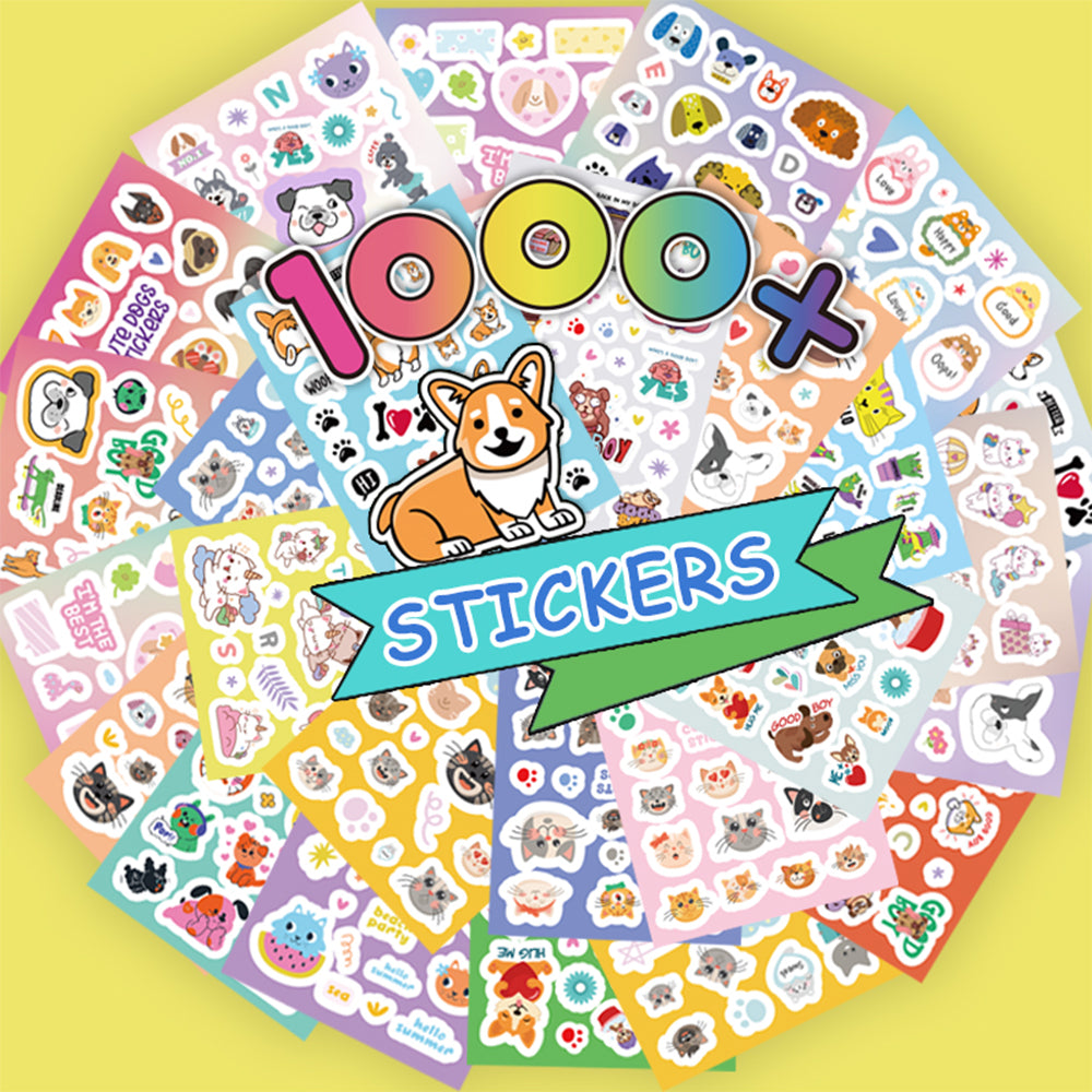 1000+animal stickers