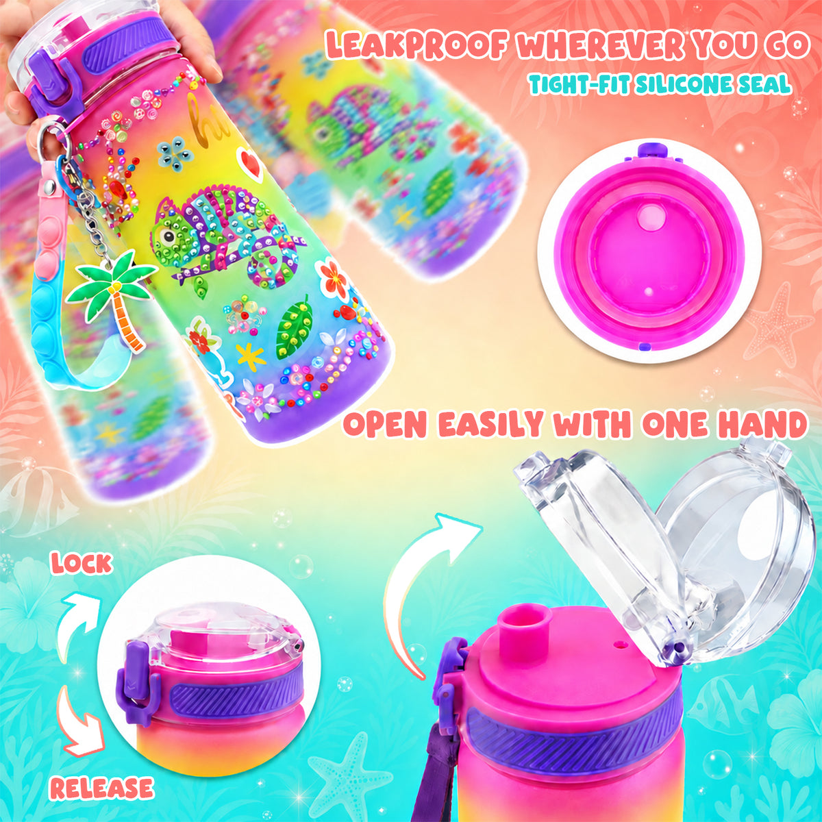 Decorate Your Own Water Bottle Kit