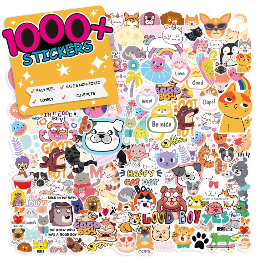 1000+animal stickers
