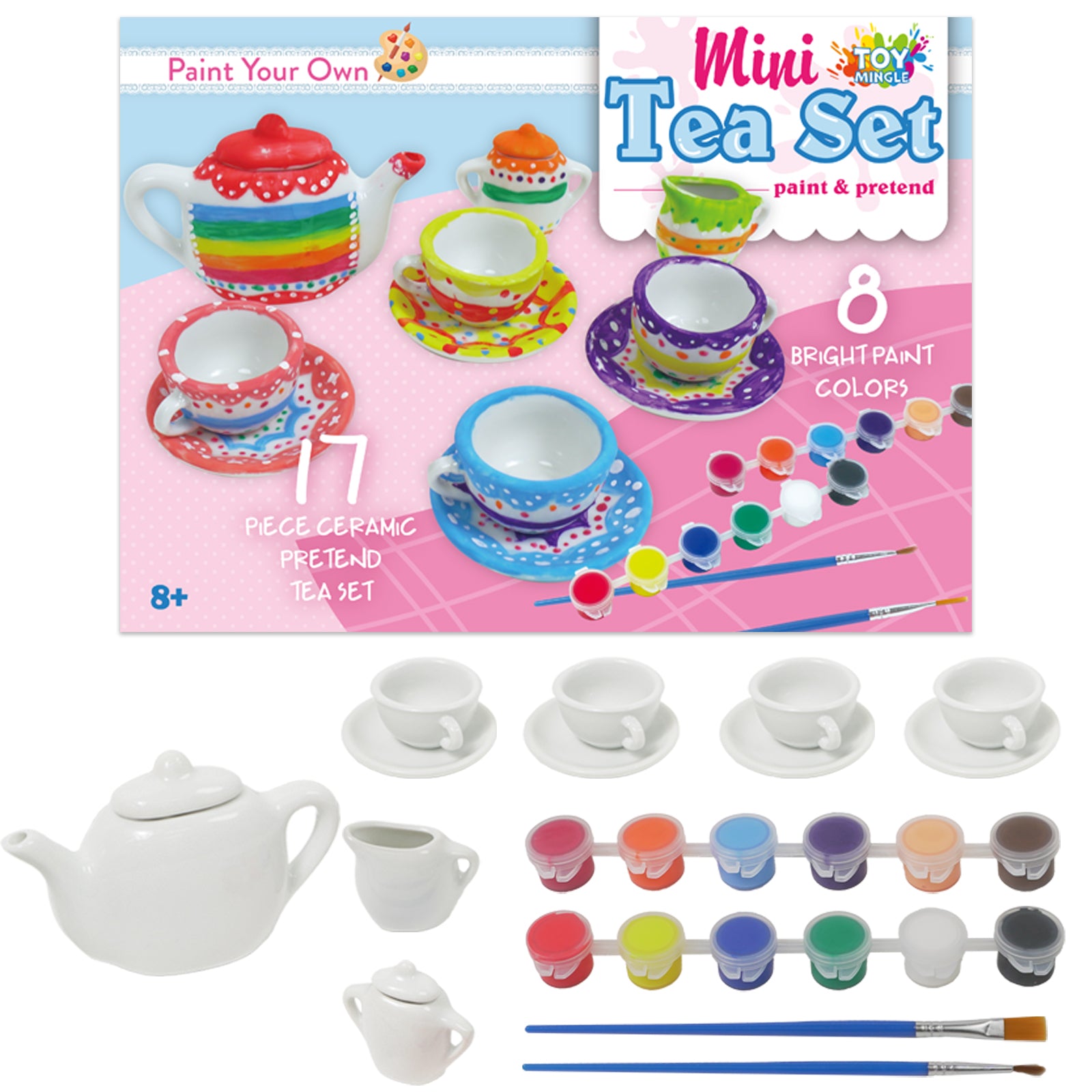 Painting tea set